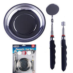 Kit de Inspeccion Pesca Tuerca - Espejo Extensible y Plato Magnetico